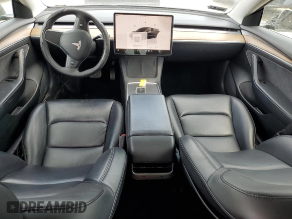2022 Tesla Model 3 Long Range with VIN 5YJ3E1EB0NF286553, listed as a Copart auction lot 54076395 with 95,353 mi miles and Clean Title. Bid and sale history available at carsss.com. Image 8.