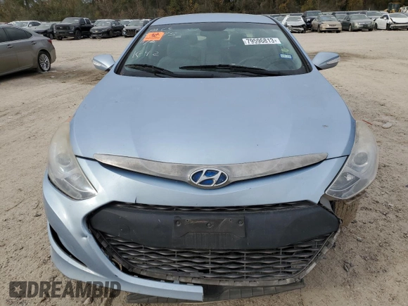 2015 Hyundai Sonata Hybrid Limited with VIN KMHEC4A49FA121095, listed as a Copart auction lot 79596813 with Not Provided miles. Bid and sale history available at carsss.com. Image 5.