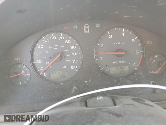 2002 Subaru Legacy L with VIN 4S3BE635526206144, listed as a Copart auction lot 64995045 with 172,886 mi miles and Salvage title. Bid and sale history available at DreamBid. Image 9.