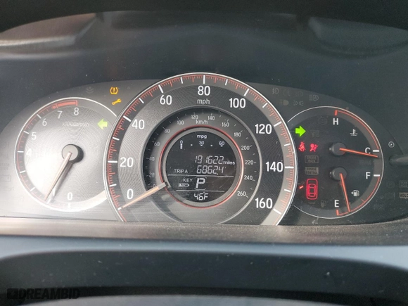 2016 Honda Accord Coupe EX-L with VIN 1HGCT2B84GA008045, listed as a Copart auction lot 47123575 with 191,622 mi miles and Salvage Title. Bid and sale history available at carsss.com. Image 9.