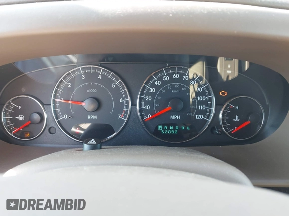 2004 Chrysler Sebring LXi with VIN 1C3EL55R64N360632, listed as a IAAI auction lot 42780724 with 52,092 mi miles and . Bid and sale history available at DreamBid. Image 7.