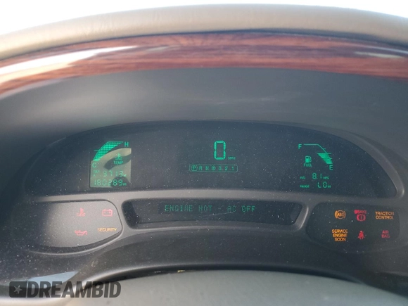 2001 Cadillac DeVille z VIN 1G6KD54Y61U227040, wystawiony jako Copart lot #46423295 z przebiegiem 180 289 mil mil oraz Szkoda całkowita • Salvage title. Historia ofert i sprzedaży dostępna na DreamBid. Obrazek 9.