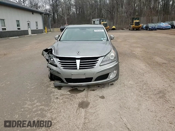 2012 Hyundai Equus Signature with VIN KMHGH4JH5CU051666, listed as a Copart auction lot 47873375 with 145,333 mi miles and Salvage Title. Bid and sale history available at DreamBid. Image 14.