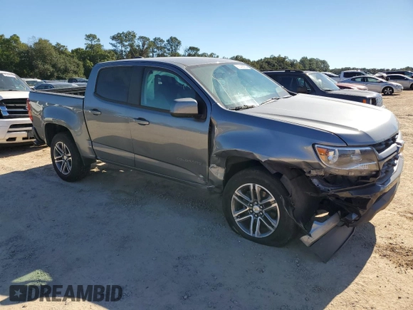 2021 Chevrolet Colorado 2WD Work Truck z VIN 1GCGSBEN5M1250035, wystawiony jako Copart lot #81490854 z przebiegiem 74 760 mil mil oraz Szkoda całkowita • Salvage title. Historia ofert i sprzedaży dostępna na DreamBid. Obrazek 4.