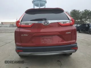 2017 Honda CR-V EX with VIN 2HKRW2H55HH645646, listed as a Copart auction lot 52140925 with 41,500 mi miles and Salvage Title. Bid and sale history available at carsss.com. Image 6.