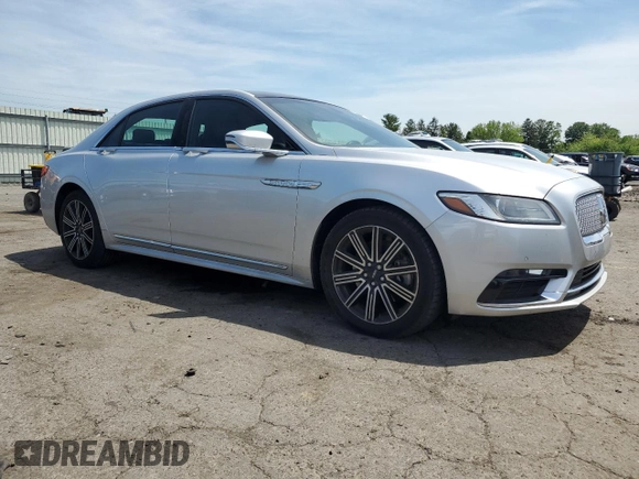 2017 Lincoln Continental Reserve z VIN 1LN6L9RP1H5614507, wystawiony jako Copart lot #56222035 z przebiegiem 87 689 mil mil oraz Szkoda całkowita • Salvage title. Historia ofert i sprzedaży dostępna na DreamBid. Obrazek 4.