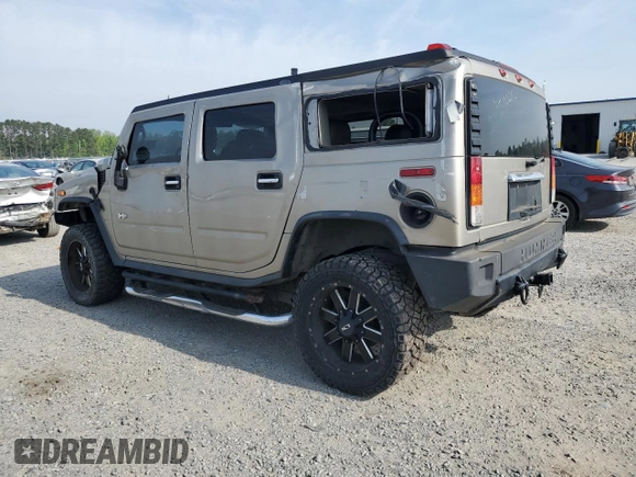2004 Hummer H2 with VIN 5GRGN23U74H117378, listed as a Copart auction lot 53054185 with 117,378 mi miles and Clean Title. Bid and sale history available at carsss.com. Image 2.