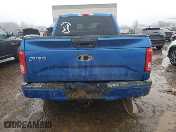 2015 Ford F-150 XL with VIN 1FTEW1CP9FKD16948, listed as a Copart auction lot 39550584 with Not Provided miles and Salvage Title. Bid and sale history available at DreamBid. Image 6.