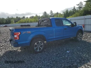2019 Ford F-150 XL with VIN 1FTEX1EP2KKF20835, listed as a Copart auction lot 70089304 with 87,402 mi miles and Salvage title. Bid and sale history available at DreamBid. Image 3.