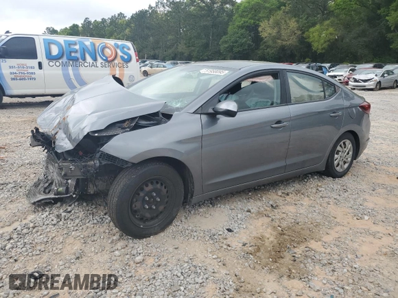 2019 Hyundai Elantra SE with VIN KMHD74LF2KU818938, listed as a Copart auction lot 51958095 with Not Provided miles and Salvage Title. Bid and sale history available at DreamBid. Image 1.