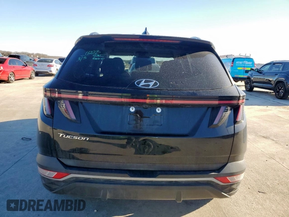 2023 Hyundai Tucson SEL with VIN 5NMJB3AE2PH239537, listed as a Copart auction lot 48064515 with 34,261 mi miles and Salvage Title. Bid and sale history available at carsss.com. Image 6.