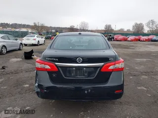 2015 Nissan Sentra SV with VIN 3N1AB7AP0FL657737, listed as a IAAI auction lot 41886658 with 123,994 mi miles. Bid and sale history available at carsss.com. Image 17.