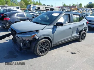 2021 Nissan Kicks SR with VIN 3N1CP5DV0ML510825, listed as a IAAI auction lot 42061813 with 40,120 mi miles and . Bid and sale history available at DreamBid. Image 18.