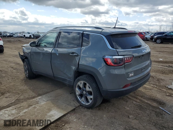2021 Jeep Compass Limited z VIN 3C4NJDCB0MT515175, wystawiony jako Copart lot #51680275 z przebiegiem 93 727 mil mil oraz Szkoda całkowita • Salvage title. Historia ofert i sprzedaży dostępna na DreamBid. Obrazek 2.