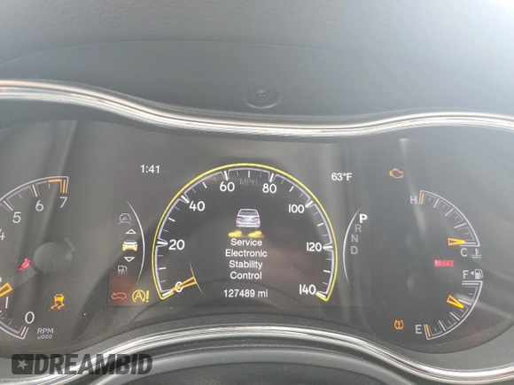 2018 Jeep Grand Cherokee Laredo E with VIN 1C4RJFAG0JC173200, listed as a Copart auction lot 55326805 with 127,489 mi miles and Salvage Title. Bid and sale history available at DreamBid. Image 9.
