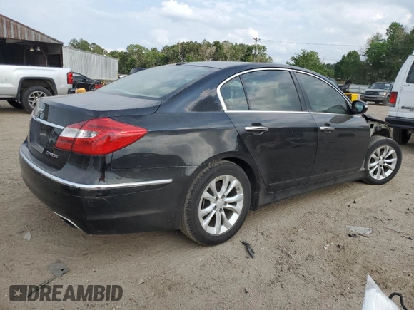 2013 Hyundai Genesis 3.8L with VIN KMHGC4DD0DU249371, listed as a Copart auction lot 51364264 with 115,861 mi miles and Salvage Title. Bid and sale history available at carsss.com. Image 3.