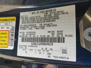 2017 Lincoln MKZ Hybrid Select with VIN 3LN6L5LUXHR649678, listed as a IAAI auction lot 42108060 with 189,551 mi miles and . Bid and sale history available at carsss.com. Image 9.