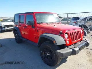 2018 Jeep Wrangler Unlimited Sport with VIN 1C4BJWDG8JL895270, listed as a IAAI auction lot 41770743 with 93,066 mi miles and . Bid and sale history available at DreamBid. Image 1.