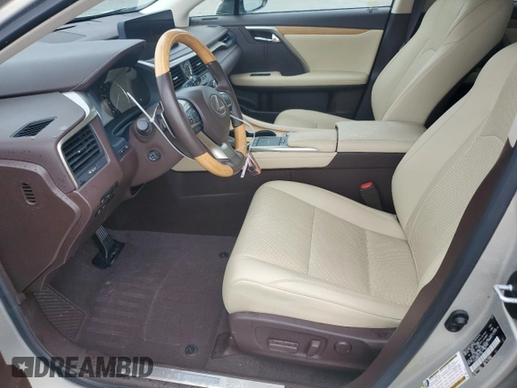 2020 Lexus RX 350L with VIN JTJHZKEA8L2017253, listed as a Copart auction lot 60213465 with 62,422 mi miles and Salvage title. Bid and sale history available at DreamBid. Image 7.