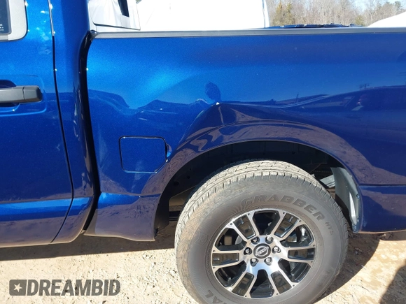 2024 Nissan Titan SV with VIN 1N6AA1EC7RN111913, listed as a IAAI auction lot 41365570 with 8,442 mi miles and . Bid and sale history available at DreamBid. Image 17.