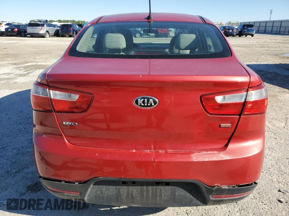 2015 Kia Rio LX with VIN KNADM4A33F6469768, listed as a Copart auction lot 49306355 with 196,870 mi miles and Salvage Title. Bid and sale history available at carsss.com. Image 6.