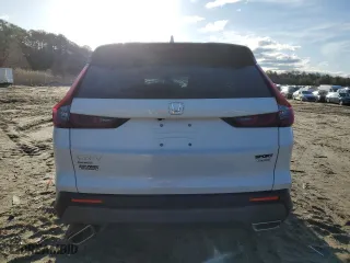 2025 Honda CR-V Hybrid Sport Touring with VIN 5J6RS6H9XSL033347, listed as a Copart auction lot 50122915 with 0 mi miles and Salvage Title. Bid and sale history available at carsss.com. Image 6.