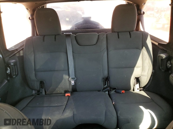 2022 Jeep Wrangler Unlimited Sport S with VIN 1C4HJXDG8NW130208, listed as a Copart auction lot 52572095 with 111,128 mi miles and Salvage Title. Bid and sale history available at DreamBid. Image 10.