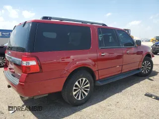 2016 Ford Expedition Max XLT with VIN 1FMJK1JT6GEF15185, listed as a Copart auction lot 54918025 with 166,027 mi miles and Salvage title. Bid and sale history available at DreamBid. Image 3.