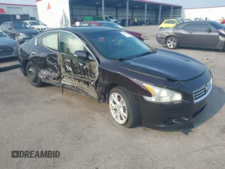 2012 Nissan Maxima SV with VIN 1N4AA5AP5CC854873, listed as a IAAI auction lot 42381430 with 123,310 mi miles and . Bid and sale history available at DreamBid. Image 1.
