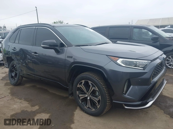 2021 Toyota RAV4 XSE with VIN JTMFB3FV7MD009432, listed as a IAAI auction lot 42439466 with 91,544 mi miles and . Bid and sale history available at DreamBid. Image 1.