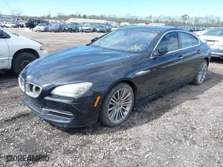 2013 BMW 6 Series 650i xDrive with VIN WBA6B4C53DD098536, listed as a IAAI auction lot 41825107 with 999,999 mi miles. Bid and sale history available at carsss.com. Image 2.