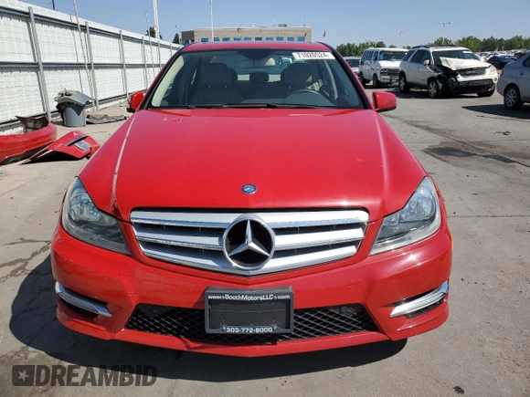 2012 Mercedes-Benz C 300 Sport with VIN WDDGF8BB0CA690265, listed as a Copart auction lot 71020524 with 102,201 mi miles and Salvage title. Bid and sale history available at DreamBid. Image 5.