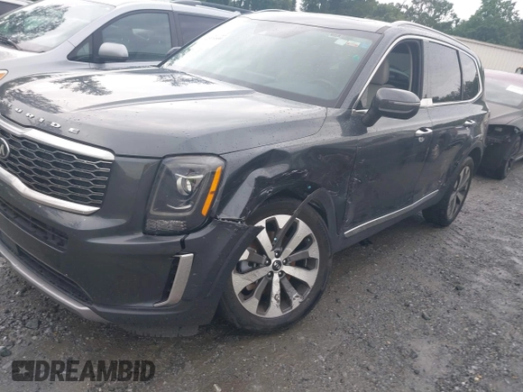 2021 Kia Telluride S with VIN 5XYP64HC8MG127498, listed as a IAAI auction lot 42371890 with 100,748 mi miles and . Bid and sale history available at DreamBid. Image 6.