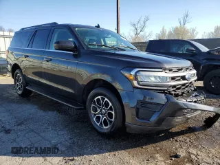 2024 Ford Expedition Max XLT with VIN 1FMJK1J8XREA08658, listed as a Copart auction lot 54168915 with 65,343 mi miles and Clean Title. Bid and sale history available at DreamBid. Image 4.