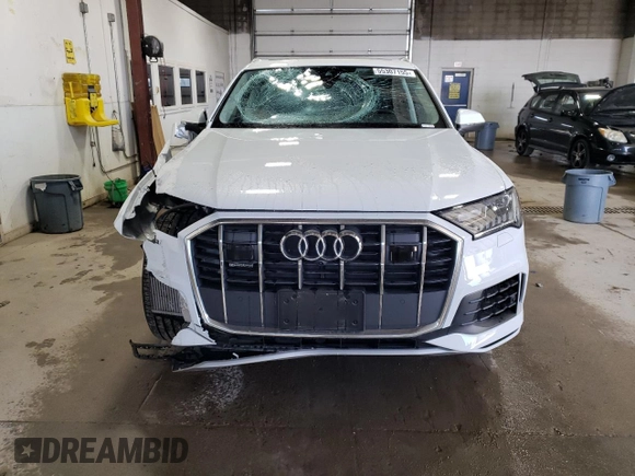 2023 Audi Q7 Premium Plus with VIN WA1LXBF71PD016522, listed as a Copart auction lot 55307155 with 24,025 mi miles and Salvage title. Bid and sale history available at DreamBid. Image 5.