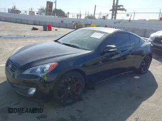 2012 Hyundai Genesis Coupe Grand Touring with VIN KMHHU6KH8CU068486, listed as a IAAI auction lot 41686499 with 104,579 mi miles and . Bid and sale history available at DreamBid. Image 18.