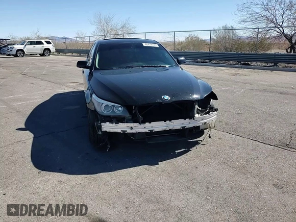 2007 BMW 5 Series 530i with VIN WBANE73537CM55373, listed as a Copart auction lot 46477245 with 217,070 mi miles and Salvage Title. Bid and sale history available at DreamBid. Image 10.