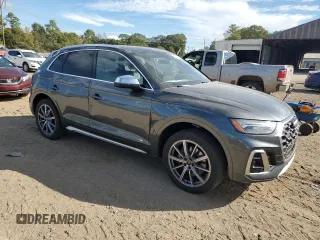 2021 Audi SQ5 Premium Plus with VIN WA1A4AFY1M2073202, listed as a Copart auction lot 75357073 with 39,697 mi miles. Bid and sale history available at carsss.com. Image 4.