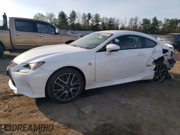 2017 Lexus RC 300 z VIN JTHSM5BCXH5003552, wystawiony jako Copart lot #53443265 z przebiegiem 67 211 mil mil oraz Szkoda całkowita • Salvage title. Historia ofert i sprzedaży dostępna na DreamBid. Obrazek 1.