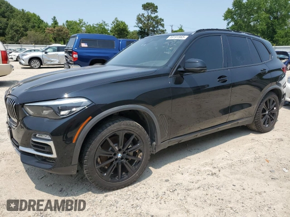 2020 BMW X5 sDrive40i with VIN 5UXCR4C01L9C26104, listed as a Copart auction lot 59191565 with 62,852 mi miles and Clean title. Bid and sale history available at DreamBid. Image 1.