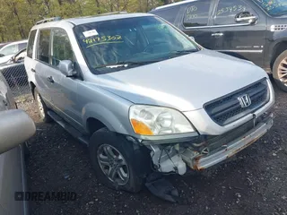 2005 Honda Pilot EX-L z VIN 2HKYF18655H542785, wystawiony jako IAAI lot #42175307 z przebiegiem Nie podano mil oraz . Historia ofert i sprzedaży dostępna na DreamBid. Obrazek 1.