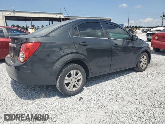 2015 Chevrolet Sonic LT with VIN 1G1JC5SH9F4122040, listed as a Copart auction lot 57750345 with 120,249 mi miles and Salvage title. Bid and sale history available at DreamBid. Image 3.