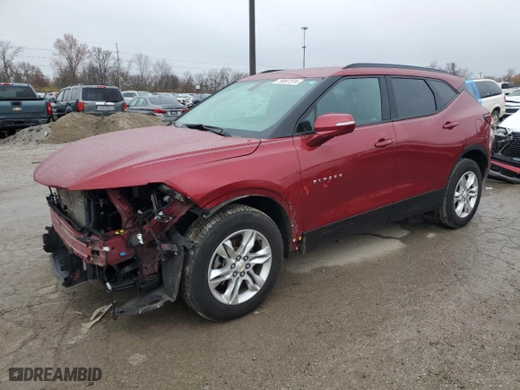 2020 Chevrolet Blazer LT with VIN 3GNKBHRS6LS558882, listed as a Copart auction lot 79997374 with 128,417 mi miles and Non Repairable. Bid and sale history available at carsss.com. Image 1.