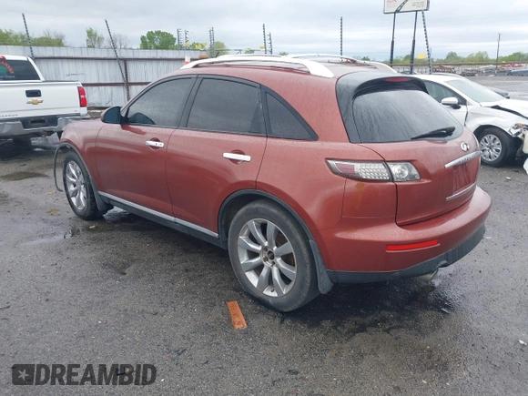 2006 Infiniti FX with VIN JNRAS08UX6X102718, listed as a IAAI auction lot 41913679 with 133,561 mi miles and . Bid and sale history available at DreamBid. Image 3.