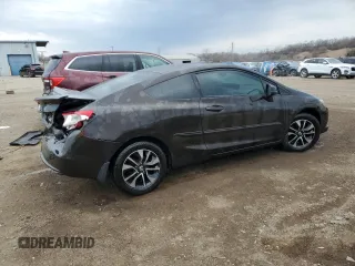 2013 Honda Civic Cpe EX with VIN 2HGFG3B8XDH511096, listed as a Copart auction lot 52083355 with 123,782 mi miles and Salvage Title. Bid and sale history available at carsss.com. Image 3.