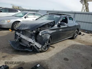 2016 Mercedes-Benz C 300 Luxury with VIN 55SWF4KB1GU123282, listed as a Copart auction lot 48030355 with 120,667 mi miles and Salvage title. Bid and sale history available at DreamBid. Image 1.