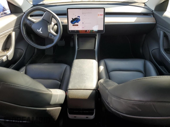 2018 Tesla Model 3 Long Range Battery with VIN 5YJ3E1EA6JF040351, listed as a Copart auction lot 52710835 with 89,360 mi miles and Salvage Title. Bid and sale history available at DreamBid. Image 8.