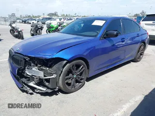2022 BMW 3 Series 330i with VIN 3MW5R1J07N8C43346, listed as a IAAI auction lot 41947588 with 48,615 mi miles and . Bid and sale history available at DreamBid. Image 18.