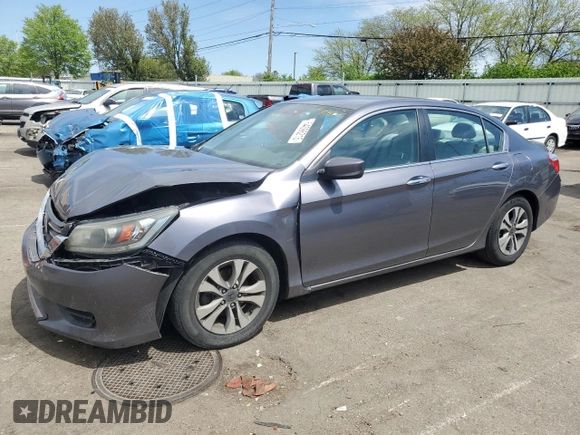 2015 Honda Accord LX with VIN 1HGCR2F38FA197357, listed as a Copart auction lot 54096215 with 289,796 mi miles and Salvage Title. Bid and sale history available at carsss.com. Image 1.