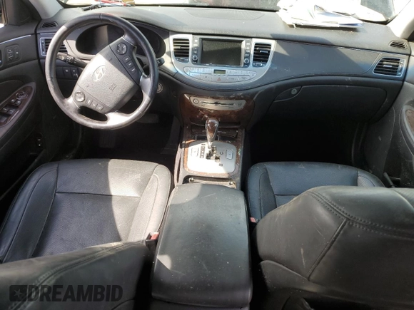 2010 Hyundai Genesis with VIN KMHGC4DE8AU108665, listed as a Copart auction lot 56487034 with 191,000 mi miles and Salvage Title. Bid and sale history available at carsss.com. Image 8.